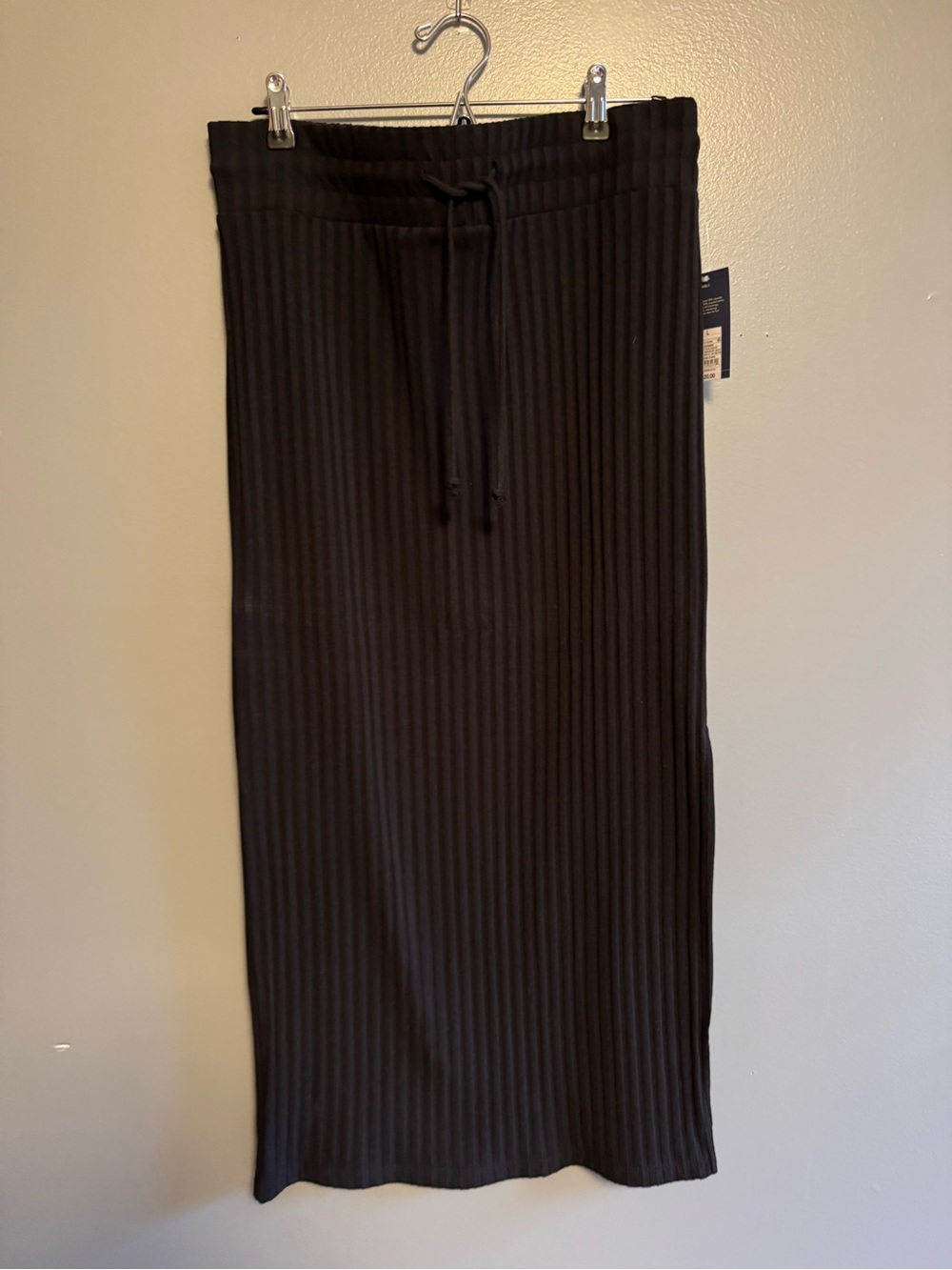 Universal Thread  Ribbed Drawstring Midi Skirt